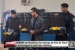 SESDEC de Rond&ocirc;nia faz entrega de kits de Taser e homenageia 8 Policiais Militares &ndash; V&Iacute;DEO 