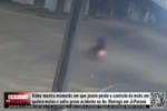 V&iacute;deo mostra momento em que jovem perde o controle da moto em quebra molas e sofre grave acidente &ndash; V&Iacute;DEO   