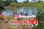TRAG&Eacute;DIA: Homem morre afogado ap&oacute;s salvar crian&ccedil;a na Pra&iacute;nha do Cip&oacute; em Ariquemes &ndash; Adulto e um menino de 11 anos est&atilde;o desaparecidos &ndash; V&Iacute;DEO