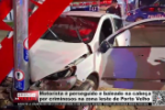 Motorista &eacute; perseguido e baleado na cabe&ccedil;a por criminosos na zona leste de Porto Velho &ndash; V&iacute;deo