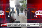 Homem incendeia apartamento com esposa gr&aacute;vida e animais de estima&ccedil;&atilde;o dentro no bairro Novo em Porto Velho &ndash; V&iacute;deo
