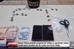 For&ccedil;a T&aacute;tica prende suspeito de tr&aacute;fico e apreende menor usado para receber pix do crime em PVH &ndash; V&iacute;deo