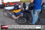 Acidente entre Fiat Strada e bicicleta el&eacute;trica deixa mulher ferida no cruzamento da Rua Teresina com a T&ndash;18 em Ji&ndash;Paran&aacute; &ndash; V&iacute;deo