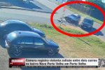 C&acirc;mera registra violenta colis&atilde;o entre dois carros no bairro Nova Porto Velho em Porto Velho &ndash; V&iacute;deo