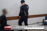 Indiv&iacute;duo &eacute; preso ao ser abordado com motocicleta furtada em Ji&ndash;Paran&aacute; &ndash; V&iacute;deo