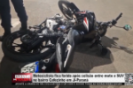 Motociclista fica ferido ap&oacute;s colis&atilde;o entre moto e SUV no bairro Cafezinho em Ji&ndash;Paran&aacute; &ndash; V&iacute;deo