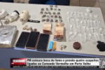 PM estoura boca de fumo e prende quatro suspeitos ligados ao Comando Vermelho em Porto Velho &ndash; V&iacute;deo