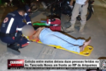 Colis&atilde;o entre motos deixou duas pessoas feridas na Av. Tancredo Neves em frente ao MP de Ariquemes &ndash; V&iacute;deo
