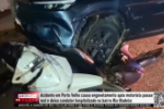 Acidente em Porto Velho causa engavetamento ap&oacute;s motorista passar mal e deixa condutor hospitalizado no bairro Rio Madeira &ndash; V&iacute;deo