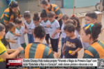 Creche Crian&ccedil;a Feliz realiza projeto “Vivendo a Magia da Primeira Copa” com a&ccedil;&atilde;o “Colorindo a Rua e o Cora&ccedil;&atilde;o”, onde alunos pintam e decoram a rua &ndash; V&iacute;deo