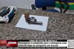 Passageiro &eacute; conduzido para a delegacia com arma de fogo no aeroporto de Cacoal &ndash; V&iacute;deo