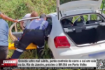 Gr&aacute;vida sofre mal s&uacute;bito, perde controle de carro e cai em vala na Av. Rio de Janeiro, pr&oacute;ximo &agrave; BR&ndash;364 em Porto Velho &ndash; V&iacute;deo