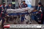 Homem &eacute; atacado com facadas e pauladas e corre at&eacute; a base da PM de Porto Velho para pedir socorro &ndash; V&iacute;deo