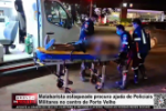 Malabarista esfaqueado procura ajuda de policiais militares no centro de Porto Velho &ndash; V&iacute;deo