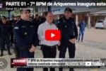 7&ordm; BPM de Ariquemes inaugura estacionamento coberto para viaturas constru&iacute;do com recursos de emenda parlamentar &ndash; V&iacute;deo