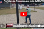 Prefeitura de Ariquemes, por meio da SEMTEC, instala tel&atilde;o na Pra&ccedil;a das Luzes para o jogo do Brasil&ndash; V&iacute;deo 