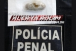 Mulher foi presa pela Pol&iacute;cia Penal ao tentar entrar com droga que seria entregue para o filho na Penitenci&aacute;ria de Rolim de Moura