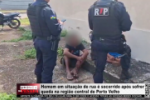 Homem em situa&ccedil;&atilde;o de rua &eacute; socorrido ap&oacute;s sofrer queda na regi&atilde;o central de Porto Velho &ndash; V&Iacute;DEO  
