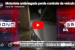 Motorista embriagada perde controle de ve&iacute;culo el&eacute;trico e atinge resid&ecirc;ncia no bairro Nacional &ndash; V&Iacute;DEO  