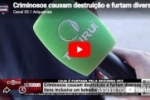 Criminosos causam destrui&ccedil;&atilde;o e furtam diversos itens inclusive um bebedouro em Cacoal  &ndash; V&Iacute;DEO
