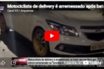 Motociclista de delivery &eacute; arremessado ap&oacute;s bater em Onix estacionado em Ji&ndash;Paran&aacute; &ndash; VIDEO