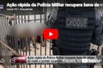 A&ccedil;&atilde;o r&aacute;pida da Pol&iacute;cia Militar recupera bens de v&iacute;tima de roubo e prende suspeitos em Porto Velho &ndash; V&Iacute;DEO