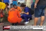 Idosa com Alzheimer sofre queda e &eacute; socorrida pelo SAMU no Parque Brasil em Ji&ndash;Paran&aacute; &ndash; V&Iacute;DEO