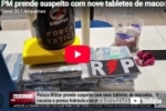 PM prende suspeito com nove tabletes de Maconha, Coca&iacute;na e Prensa Hidr&aacute;ulica na zona Leste de Porto Velho &ndash; V&Iacute;DEO