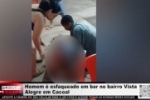 Homem &eacute; esfaqueado em bar no bairro Vista Alegre em Cacoal &ndash; V&Iacute;DEO