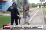 Pol&iacute;cia Militar prende homem armado ap&oacute;s persegui&ccedil;&atilde;o e apreende garrucha e muni&ccedil;&otilde;es em Ariquemes &ndash; V&Iacute;DEO