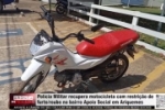 Pol&iacute;cia Militar recupera motoneta com restri&ccedil;&atilde;o de furto roubo no bairro Apoio Social Ariquemes &ndash; V&Iacute;DEO