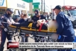 SAMU socorre motociclista ap&oacute;s colidir com ve&iacute;culo na faixa de pedestres da Av.  Tancredo Neves em Ariquemes &ndash; V&Iacute;DEO