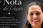 Nota de Pesar pelo falecimento de Elisangela Gomes Vieira propriet&aacute;ria do Orquid&aacute;rio Pai e Filho em Ariquemes
