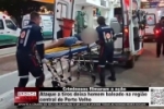 Criminosos filmaram a&ccedil;&atilde;o: Ataque a tiros deixa homem baleado na regi&atilde;o central de Porto Velho &ndash; V&Iacute;DEO