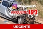 Grave colis&atilde;o entre caminhonete S&ndash;10 e caminh&atilde;o ba&uacute; deixa v&iacute;tima fatal na Br&ndash;364 entre Jaru e Ariquemes &ndash; V&Iacute;DEO