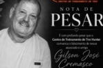 ARIQUEMES: Nota de Pesar pelo falecimento de Gilson Jos&eacute; Cremasco