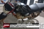 For&ccedil;a T&aacute;tica apreende motocicleta adulterada e conduz suspeito &agrave; UNISP em Ariquemes &ndash; V&Iacute;DEO