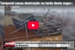 Temporal causa destrui&ccedil;&atilde;o na tarde desta segunda&ndash;feira em Ariquemes &ndash; LIVE: ESTAMOS NO AR! PROGRAMA BRONCA DA PESADA