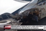 Condutor perde o controle de ve&iacute;culo e colide contra bi&ndash;trem estacionado na Av. Tancredo Neves &ndash; V&Iacute;DEO