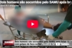 Dois homens s&atilde;o socorridos pelo SAMU ap&oacute;s briga com golpes de faca no Setor 09 em Ariquemes &ndash; LIVE: ESTAMOS NO AR! PROGRAMA BRONCA DA PESADA