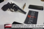 PATAMO prende homem com rev&oacute;lver calibre .38 e seis muni&ccedil;&otilde;es durante abordagem em distribuidora &ndash; V&Iacute;DEO