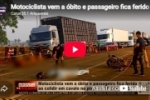 Motociclista vem a &oacute;bito e passageiro fica ferido ao colidir em cavalo na pista da BR&ndash;364 KM 531 &ndash; LIVE: ESTAMOS NO AR! PROGRAMA BRONCA DA PESADA