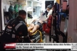 Colis&atilde;o entre motocicleta e bicicleta deixa dois feridos na Av. Cana&atilde; em Ariquemes &ndash; V&Iacute;DEO