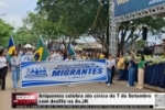 Ariquemes celebra ato c&iacute;vico de 7 de Setembro com desfile na Av. JK &ndash; V&Iacute;DEOS