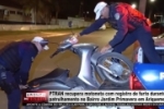 PTRAN recupera motoneta com registro de furto durante patrulhamento no Bairro Jardim Primavera em Ariquemes &ndash; V&Iacute;DEO