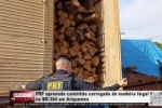 PRF apreende caminh&atilde;o carregado de madeira ilegal na BR&ndash;364 em Ariquemes &ndash; V&Iacute;DEO