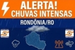 ATEN&Ccedil;&Atilde;O: Alerta para chuvas intensas em Rond&ocirc;nia neste fim de semana