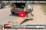 Colis&atilde;o traseira entre dois ve&iacute;culos deixa passageira ferida na RO&ndash;421 em Ariquemes &ndash; LIVE: ESTAMOS NO AR! PROGRAMA BRONCA DA PESADA