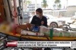 Homem sofre fraturas ap&oacute;s grave acidente entre motocicleta e carro na Linha C&ndash;40 do T&ndash;BR Sul Ariquemes &ndash; V&Iacute;DEO