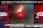 A&ccedil;&atilde;o r&aacute;pida do Corpo de Bombeiros evita que resid&ecirc;ncia seja consumida por inc&ecirc;ndio em Ariquemes &ndash; LIVE: ESTAMOS NO AR! PROGRAMA BRONCA DA PESADA